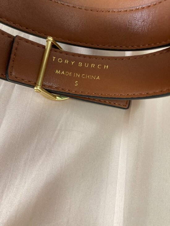 Tory Burch Women\'s  Logo Belt - Black - S main image 8